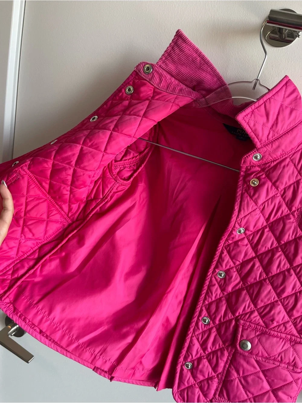Polo Ralph Lauren Girls' Quilted Pink Jacket